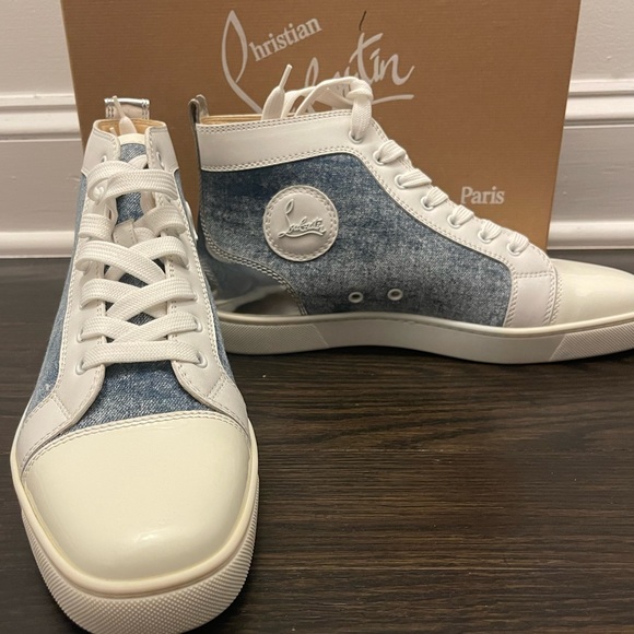 Christian Louboutin ‘Louis Flat Patent/Jean/Specchio’ High Top - Picture 11 of 11